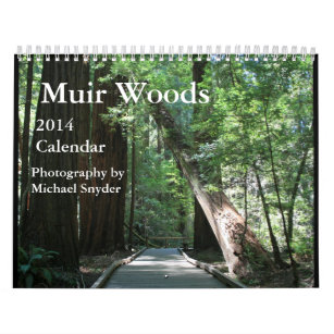 Calendário de Muir Woods de 2014