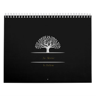 Calendário de Muro de 12 Meses - Pagan