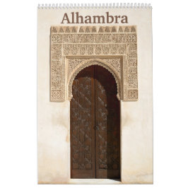 Calendário de Muro de Alhambra & Generalife de 12