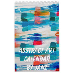 Calendário de Muro de Arte abstrato por Janz