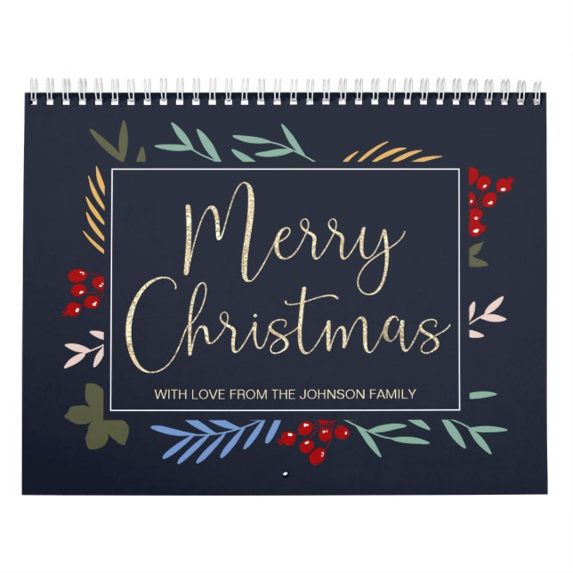 Calendário de Natal de Fotos Personalizadas (Capa)