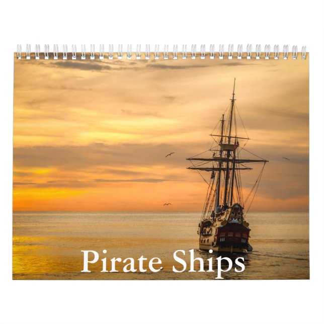 Calendário de Navios Piratas (Capa)