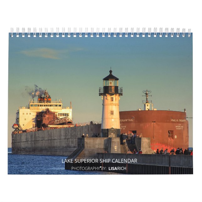 Calendário de Navios Superiores do Lago (Capa)
