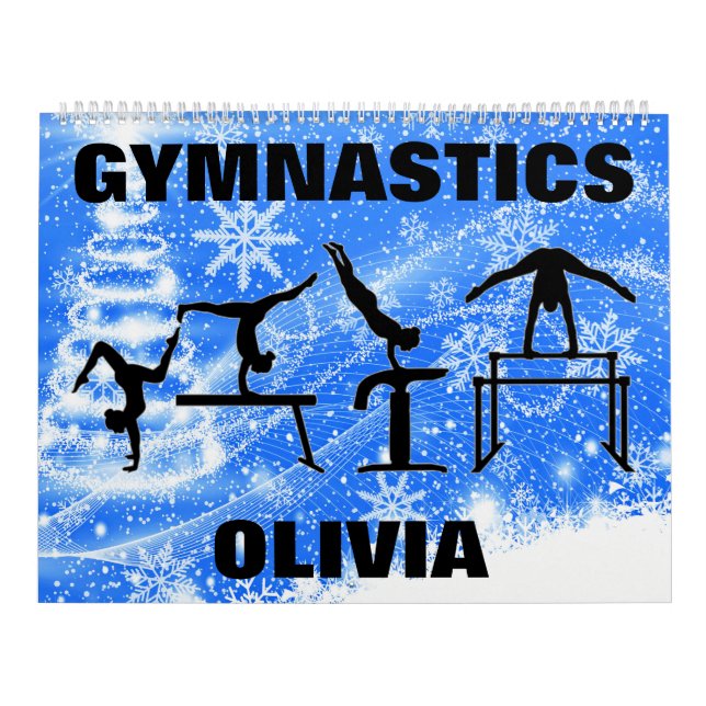 Calendário de Neve de inverno da ginástica (Capa)