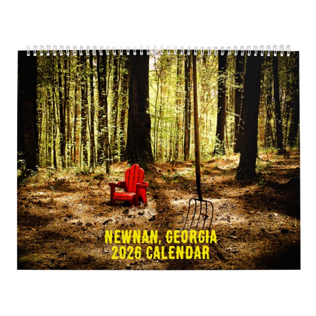 Calendário de NEWNAN, GEÓRGIA 2026 (Capa)