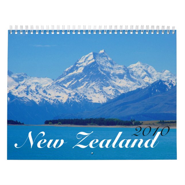 Calendário de Nova Zelândia 2010 (Capa)