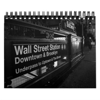 Calendário de NYC - Fotografia Original de Tony