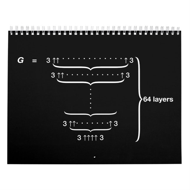 CALENDÁRIO DE "O NÚMERO GRAHAM " (Capa)