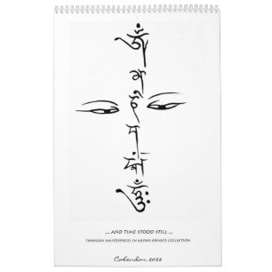 Calendário de obras de arte de Thangka 2022