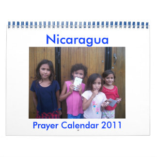 calendário de oração de nicaragua 2011