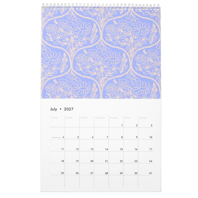 Calendário de Padrões e Cenas Botânicas Gregas (Jul 2027)