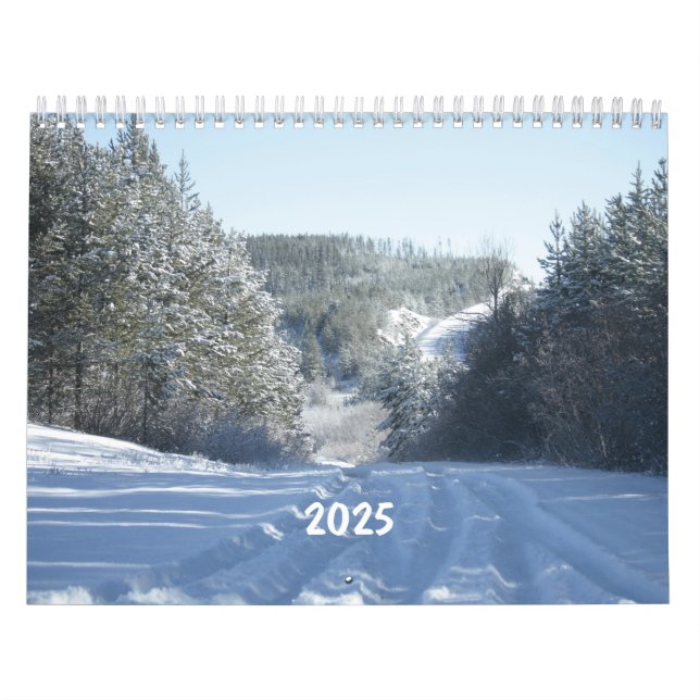 Calendário de Paisagem Cênico de Natureza Selvagem (Capa)