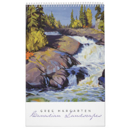 Calendário de Paisagens Canadenses de Greg Hargart