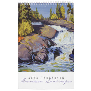 Calendário de Paisagens Canadenses de Greg Hargart