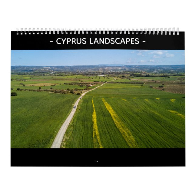 calendário de paisagens de Chipre (Capa)