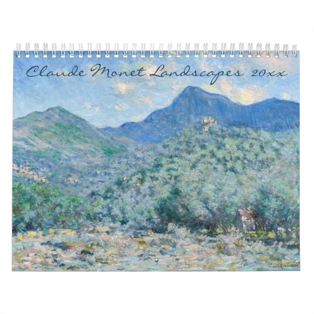 Calendário de Paisagens de Claude Monet (Capa)