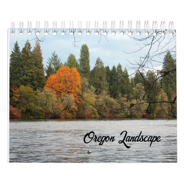 Calendário de paisagens de Oregon (Capa)