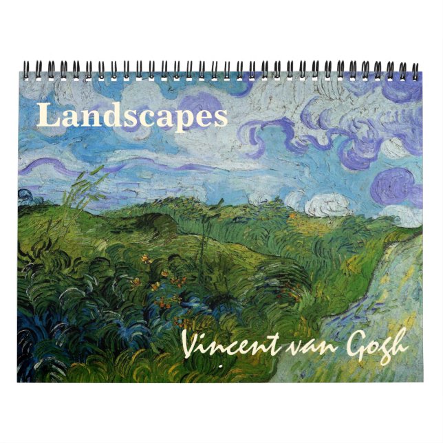 Calendário de Paisagens de Vincent van Gogh 2012 (Capa)