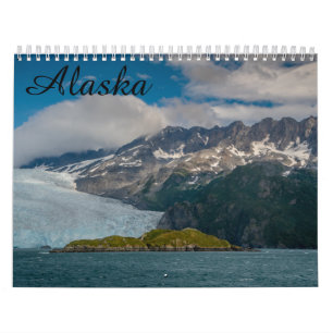 Calendário de Paisagens Icônicas do Alasca