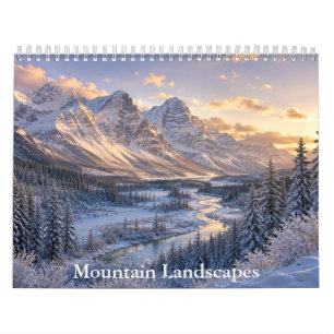 Calendário de Paisagens Montanhosas