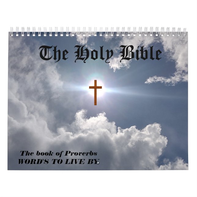 Calendário de PALAVRAS DE DEUS DO PROVERBS (Capa)