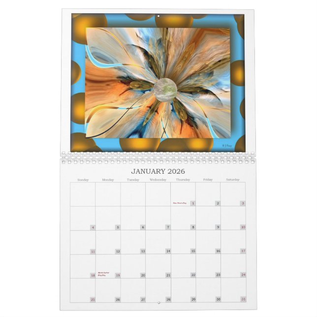 Calendário de parede 2007 (Jan 2026)