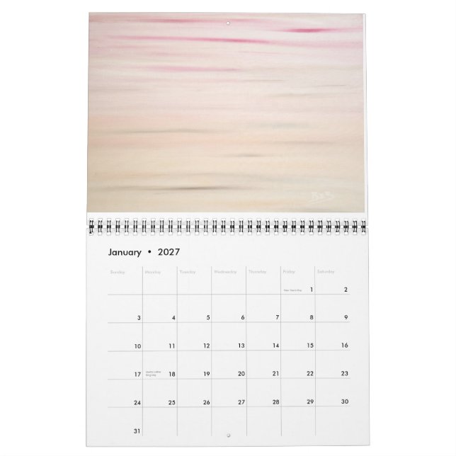 Calendário de parede 2014 (Jan 2027)