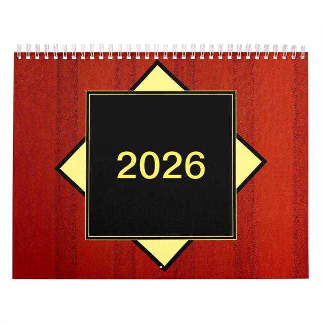 Calendário de Parede "2026" (Capa)