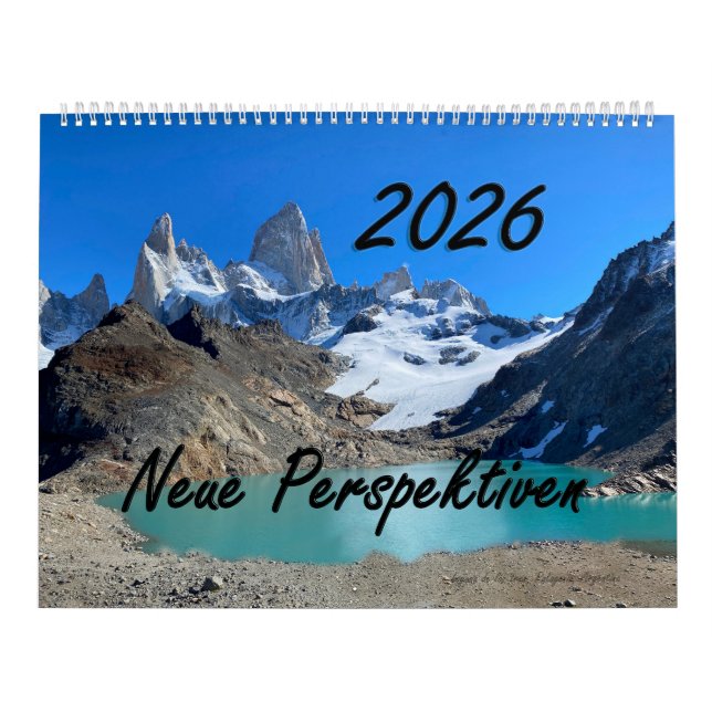Calendário de Parede 2026 com Versículos Bíblicos  (Capa)