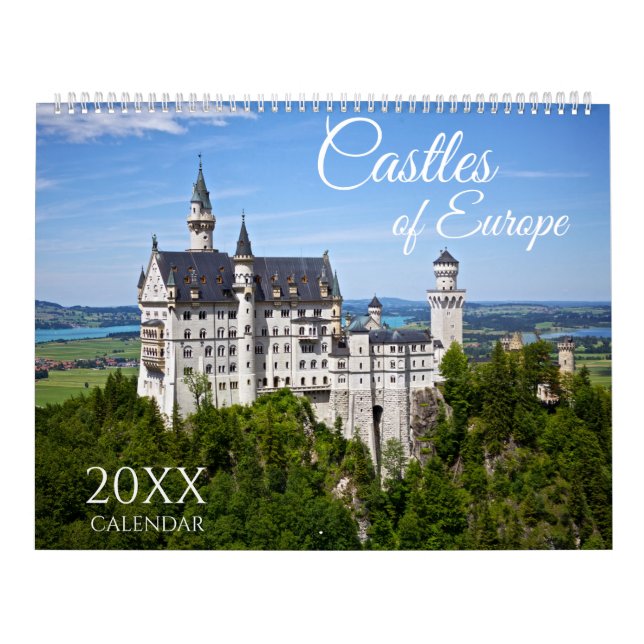 Calendário de Parede 2027 Castelos da Europa Cénic (Capa)