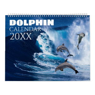Calendário de Parede 2027 Golfinhos Vida Marinha N