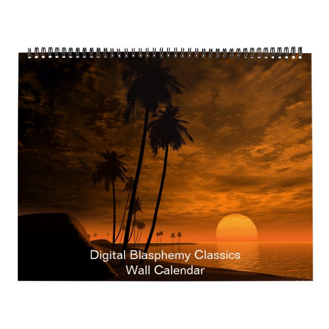 Calendário de Parede Clássicos da Blasfêmia Digita (Capa)