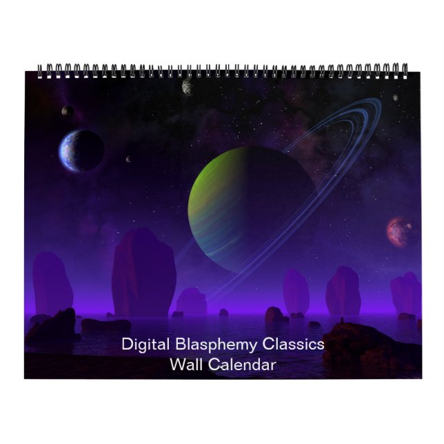 Calendário de Parede Clássicos da Blasfêmia Digita (Capa)