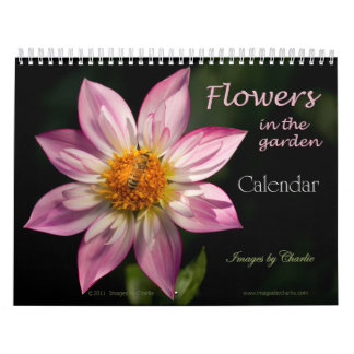 Calendário de Parede das Flores do Jardim 2026