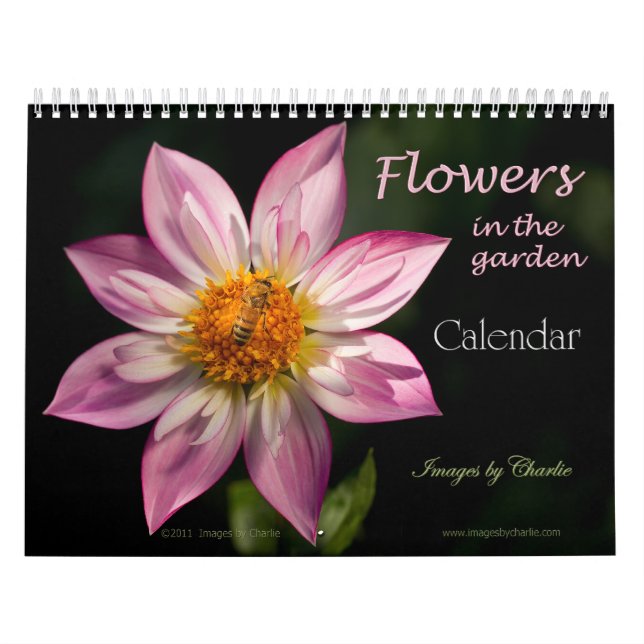 Calendário de Parede das Flores do Jardim 2026 (Capa)