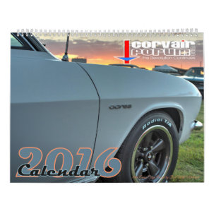 calendário de parede de 11x14.5 CorvairForum