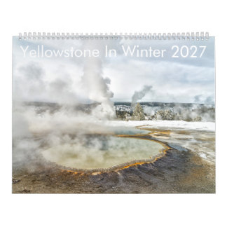 Calendário de Parede de 12 Meses Yellowstone no In