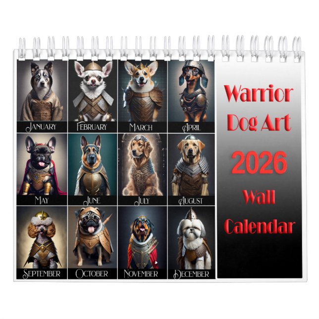 Calendário de Parede de 2026 para Amantes de Cães  (Capa)