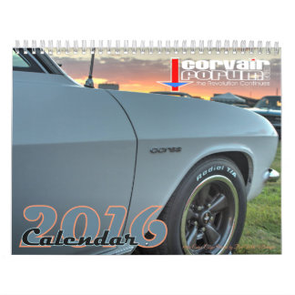 calendário de parede de 8.5x11 CorvairForum