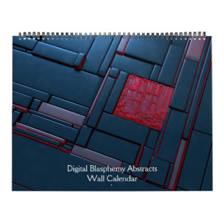 Calendário de Parede de Abstratos Blasfêmicos digi