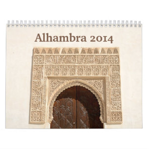 Calendário de parede de Alhambra 2014