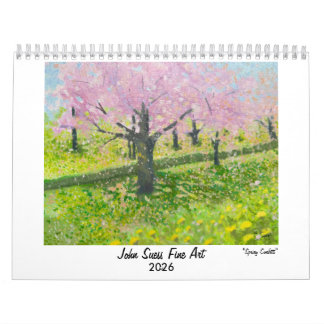 Calendário de Parede de Arte Fina de John Suess 20