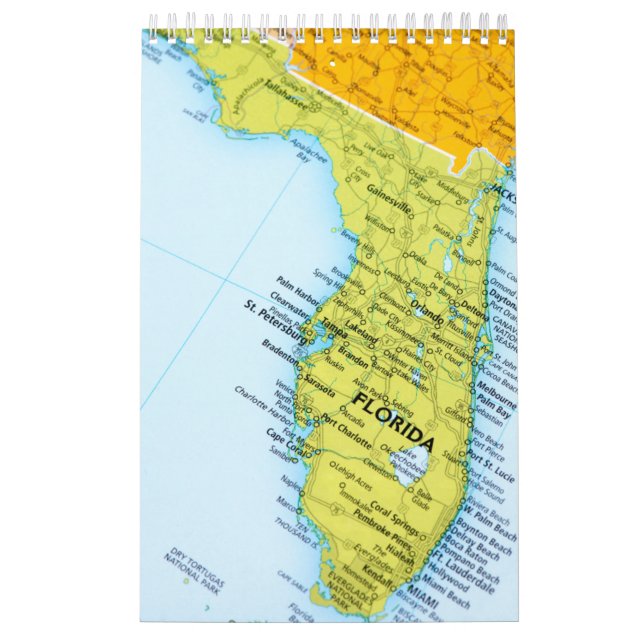 Calendário de Parede de Coleção do Estado da Flóri (Capa)