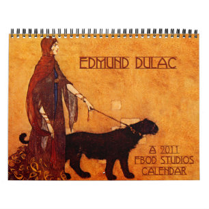 Calendário de parede de Edmun Dulac 2011
