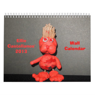 Calendário de parede de Ellie Castellanos 2013