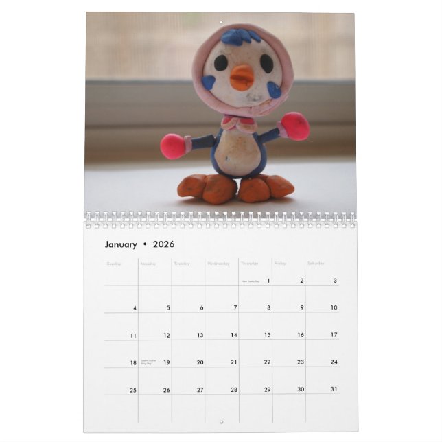 Calendário de parede de Ellie Castellanos 2013 (Jan 2026)