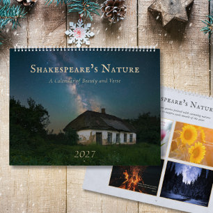 Calendário de Parede de Fotografia da Natureza com