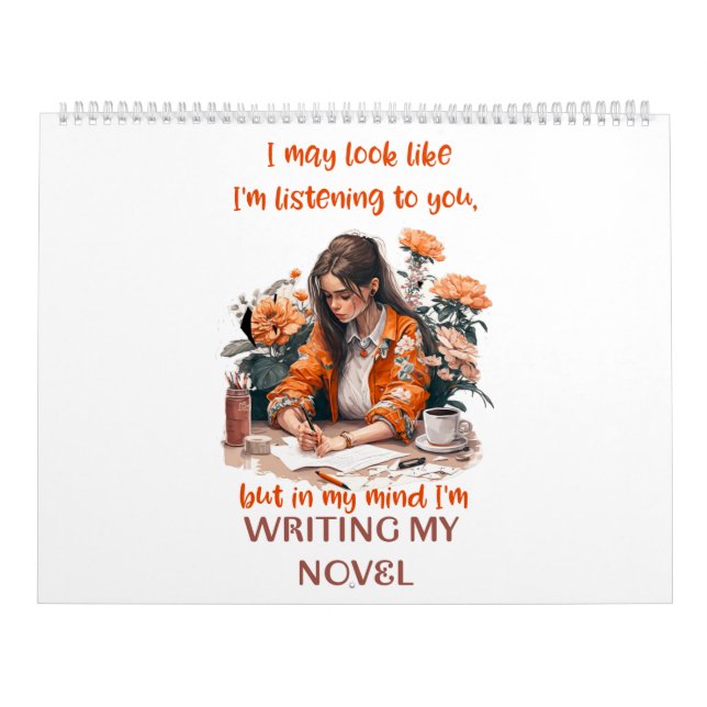 Calendário de Parede de Inspiração de Autores (Capa)