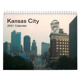 Calendário de parede de Kansas City 2014
