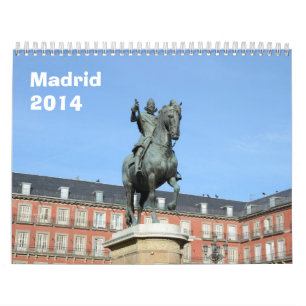 Calendário de parede de Madrid 2014